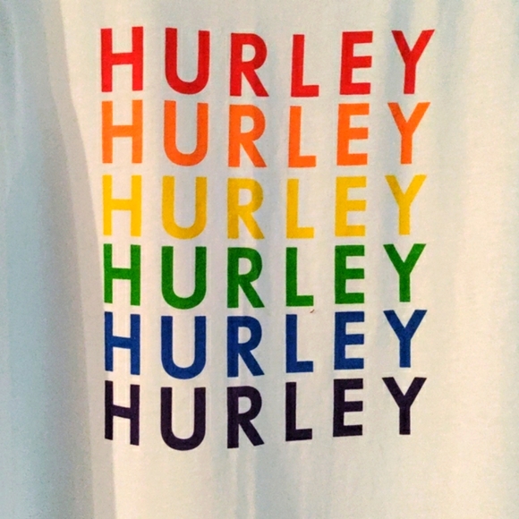 🏳️‍🌈🆕WT🌈PRIDE HURLEY🤘🤟 JERSEY SLEEVELESS TANK🫶🏼MED.❤️‍🔥🪅♾️🌈🏳️‍🌈 - Picture 3 of 4
